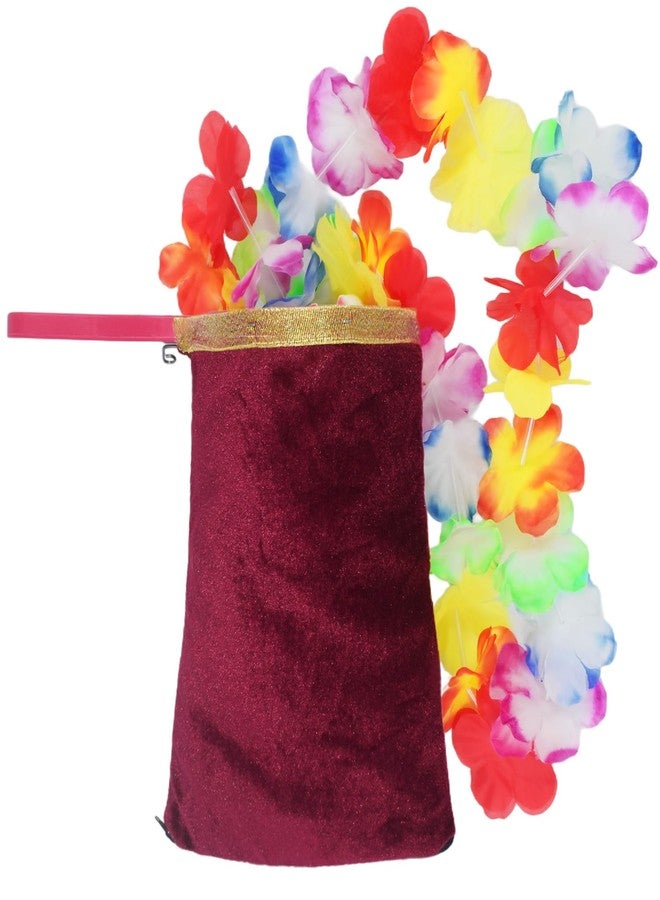 Fogilas Double Magic Bag, Appearing Vanishing Magic Tricks with Hawaii Leis, Stage Close-up Gimmick Magic Props & Accessories for Magicians - Image 1